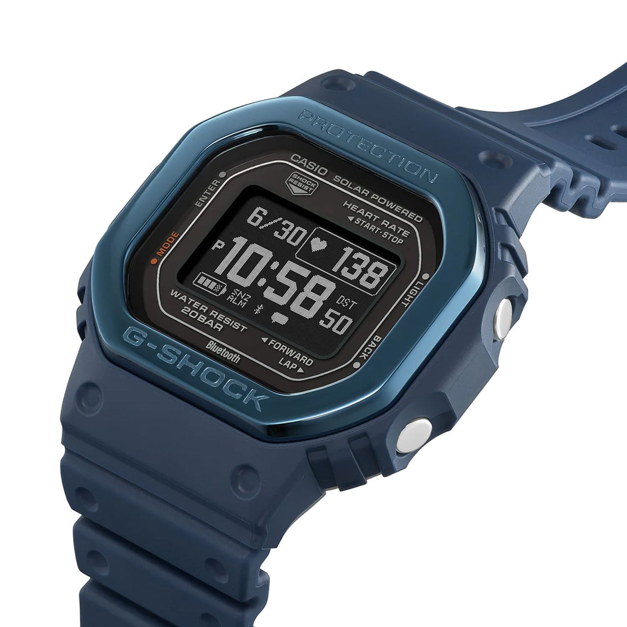 G-Squad - Blue Heart Rate Monitor Watch - DWH5600MB-2D