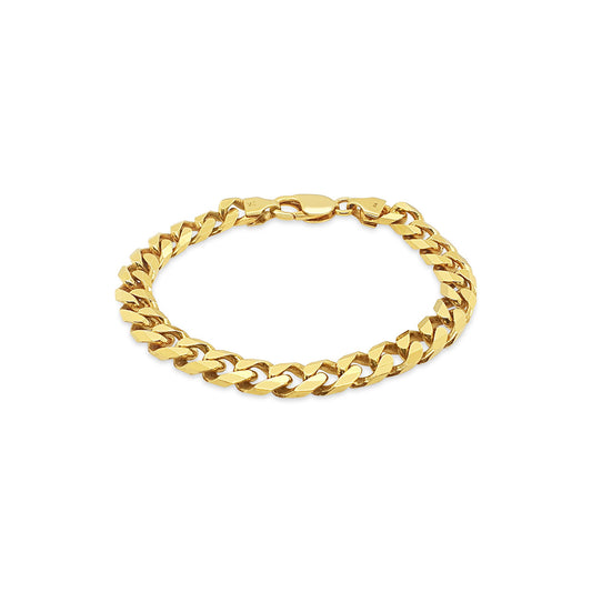 9k Yellow Gold BSCD250 Bevelled Curb Chain
