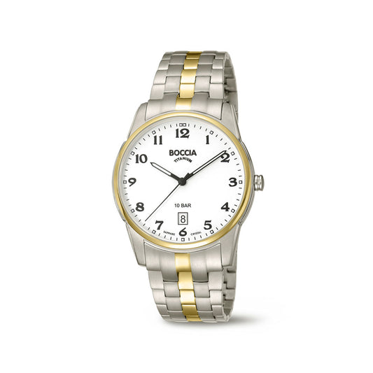Boccia - Mens Titanium Two Tone Watch - 3632-03