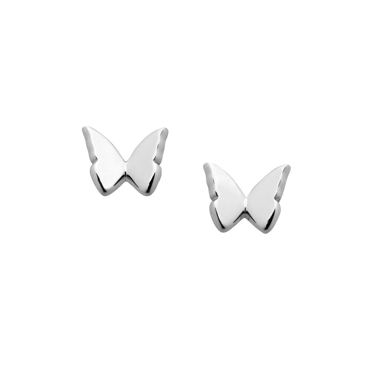 Sterling Silver Mini Butterfly Studs