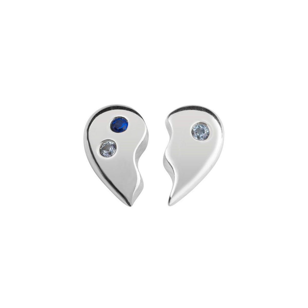 Sterling Silver Piece Of My Heart (Duo) - Forever Loved