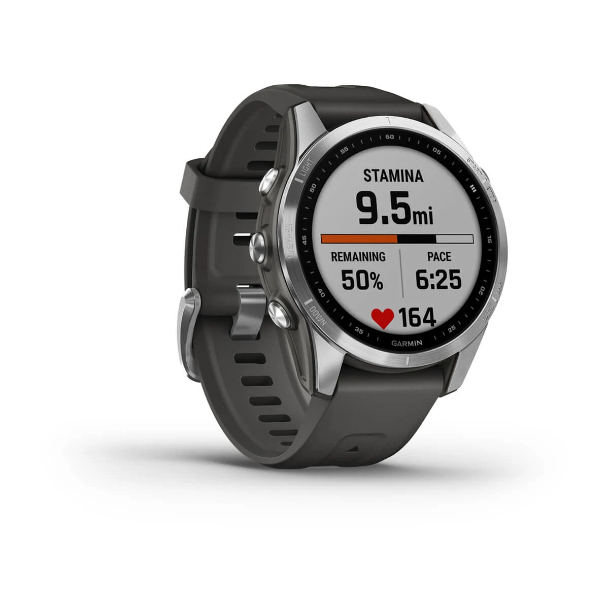 fēnix® 7S – Standard Edition - Silver with Graphite Band - 010-02539-01