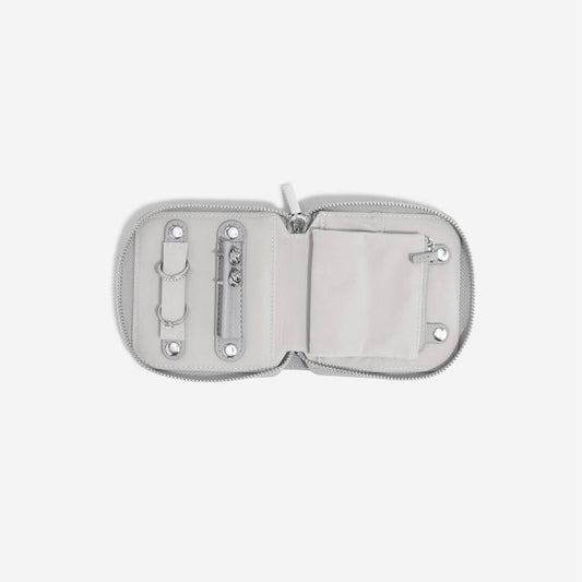 Pebble Grey Compact Jewellery Roll