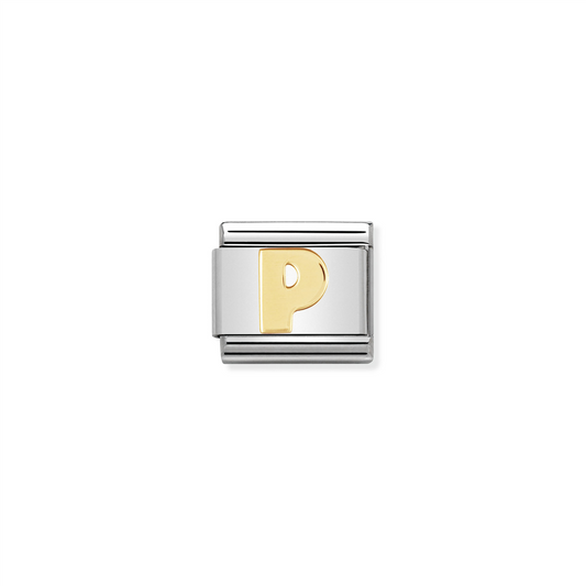 Composable Classic Link 030101/16 Letter P in 18k Gold