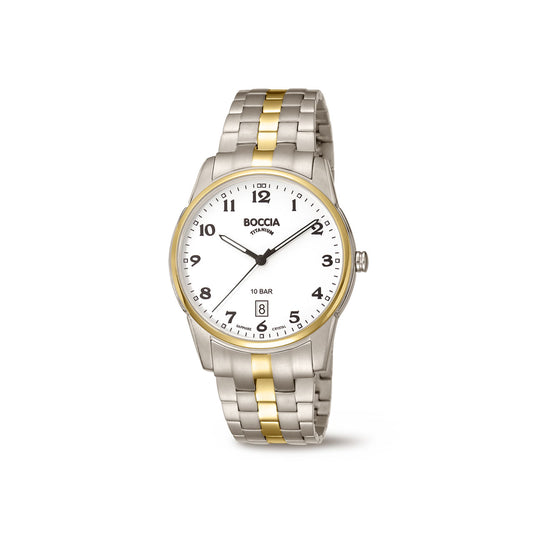3632-03 - Mens Titanium Two Tone Watch