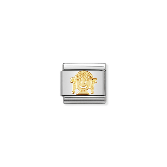 Composable Classic Link 030110/03 Girl in 18k Gold