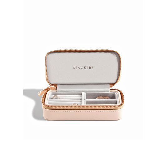 Blush Medium Travel Jewellery Box