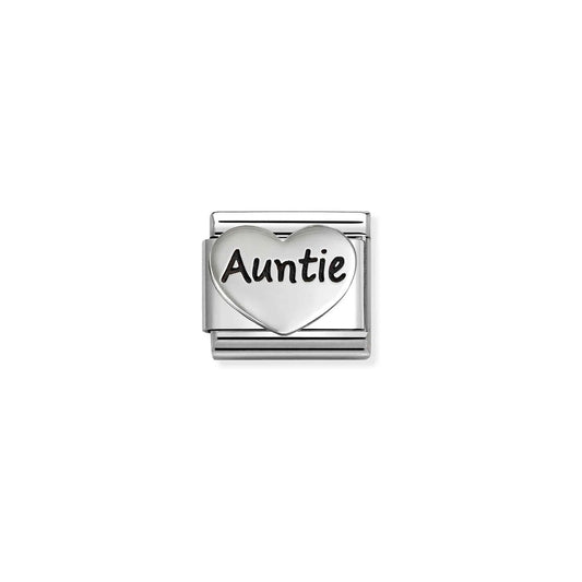 Composable Classic Link 330114/21 Auntie Heart In Silver
