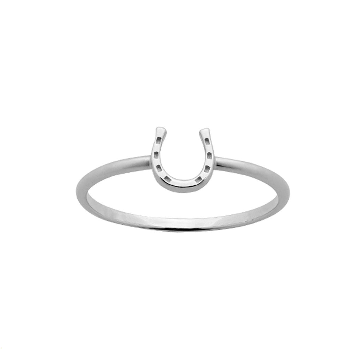 Sterling Silver Mini Horsehoe Ring