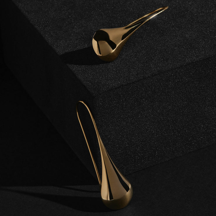 Weeping Woman Earrings - Gold Plated