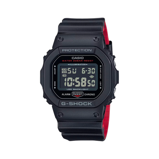 G-Shock Black & Red - DW5600UHR-1D