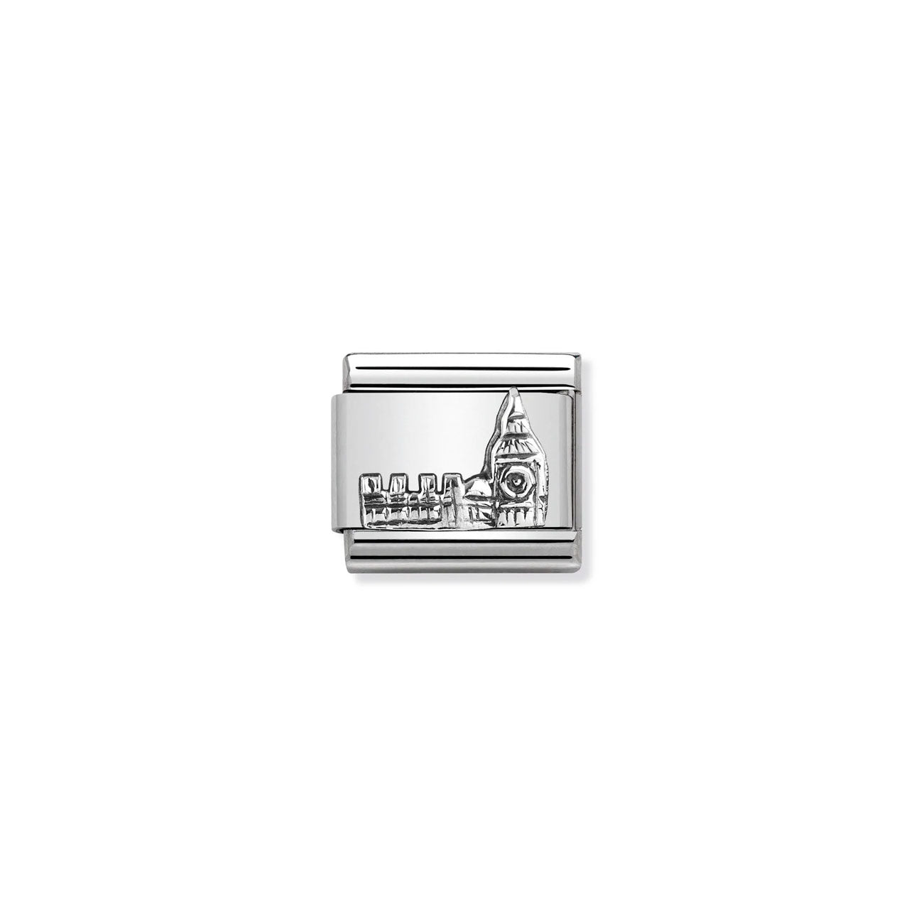 Composable Classic Link 330105/12 Big Ben Relief In 925 Silver