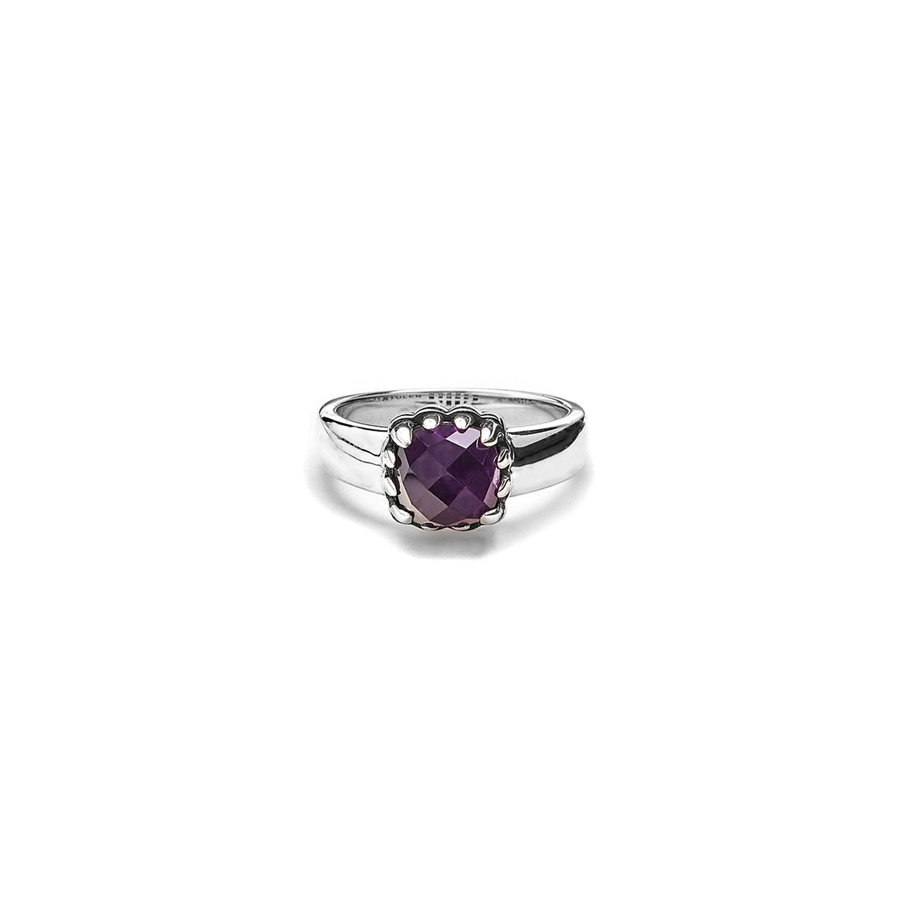 Baby Claw Ring - Dark Amethyst