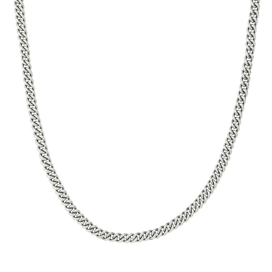 Lourdes Chain Necklace Steel