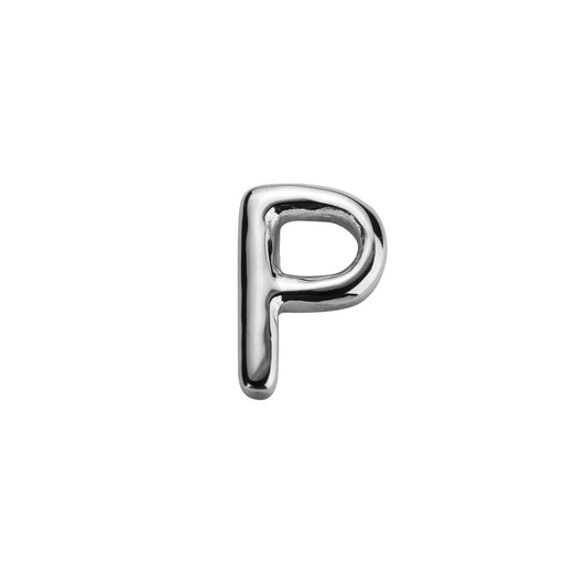 Silver Letter P