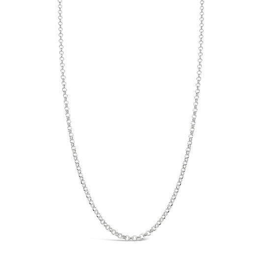50cm Sterling Silver V397 Round Belcher Chain