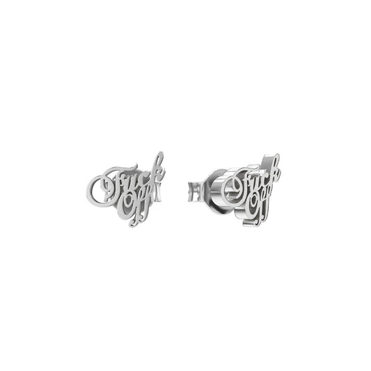 F*ck Off Heart Stud Earrings