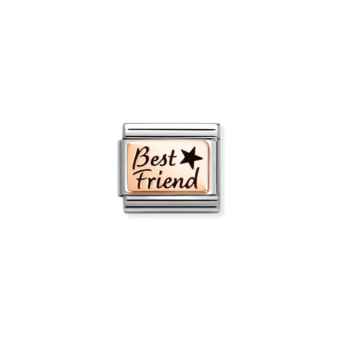 Composable Classic Link 430111/34 Best Friend In 9K Rose Gold