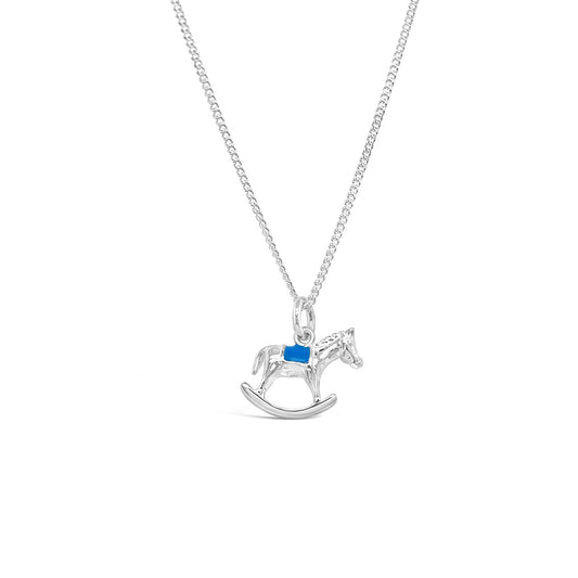Sterling Silver Rocking Horse Pendant