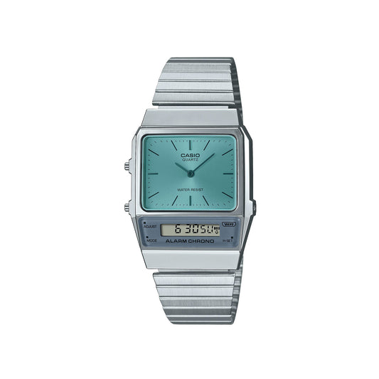 Casio Steel Vintage Duo Watch - AQ800EC-2A