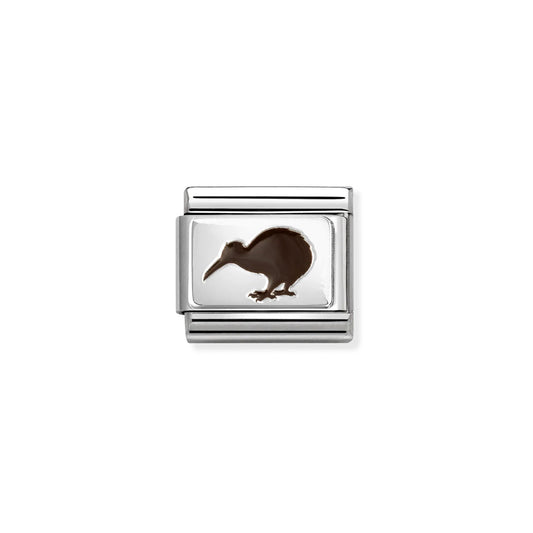 Composable Classic Link 330206/47 Kiwi In Enamel & 925 Silver