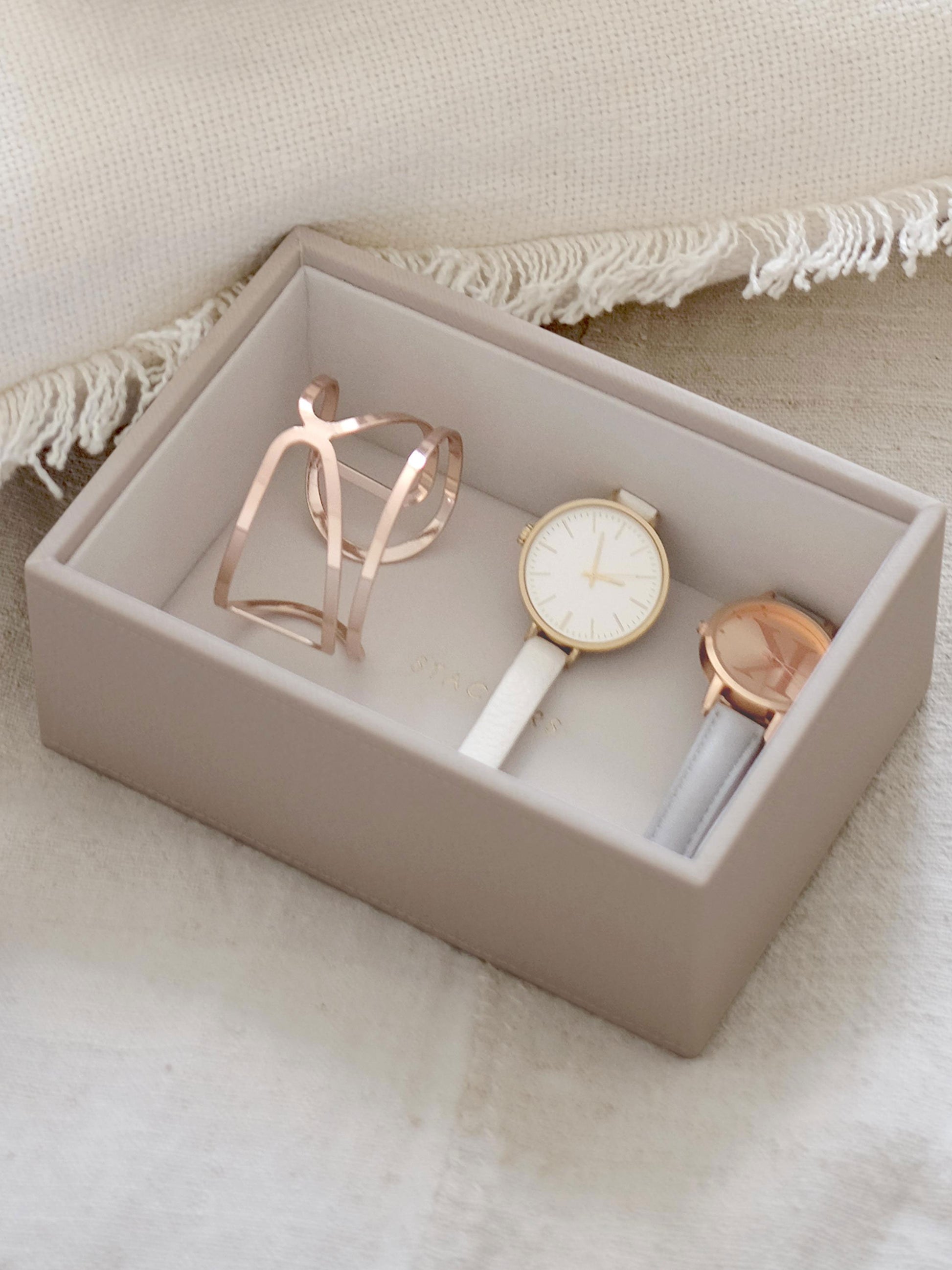 Taupe Mini Watch/Accessories Layer