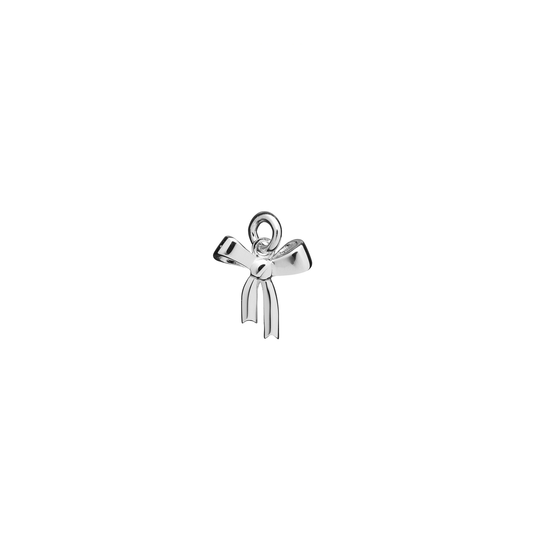 Sterling Silver Mini Bow Charm