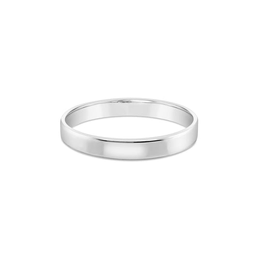 Sterling Silver 3mm Wide Band Ring