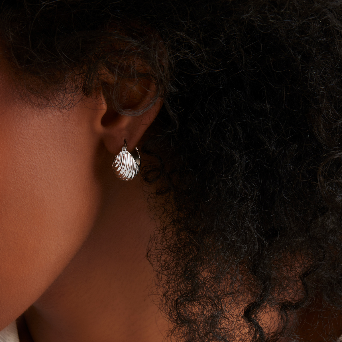 Cloud Catcher Hoop Earrings