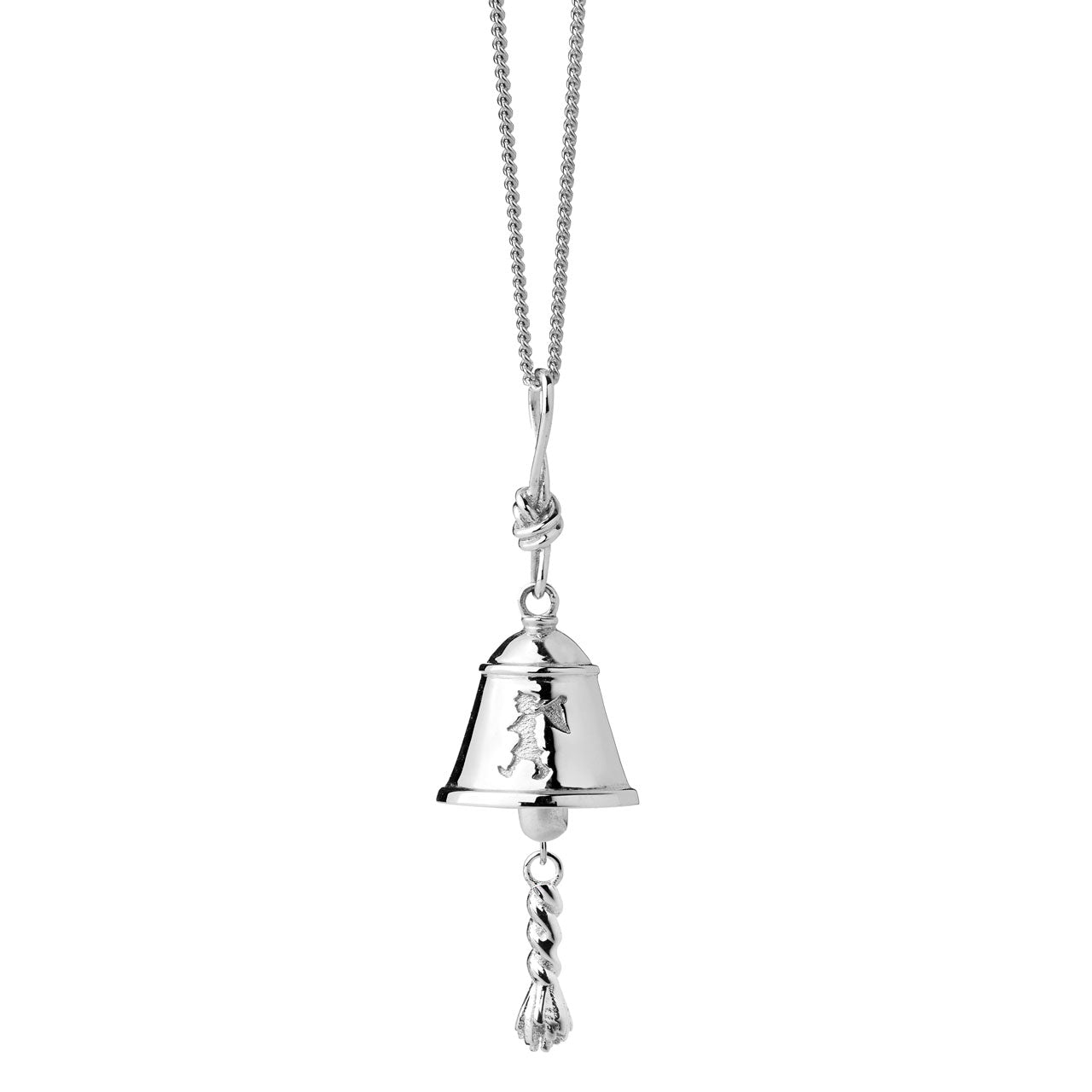 Sterling Silver Bell Necklace