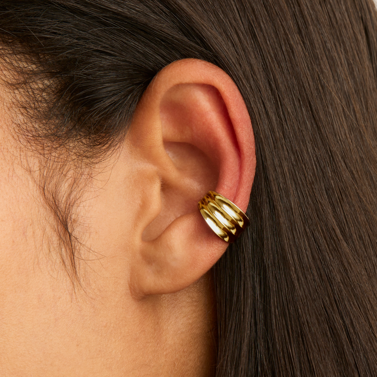 Raya Yellow Gold Ear Cuff