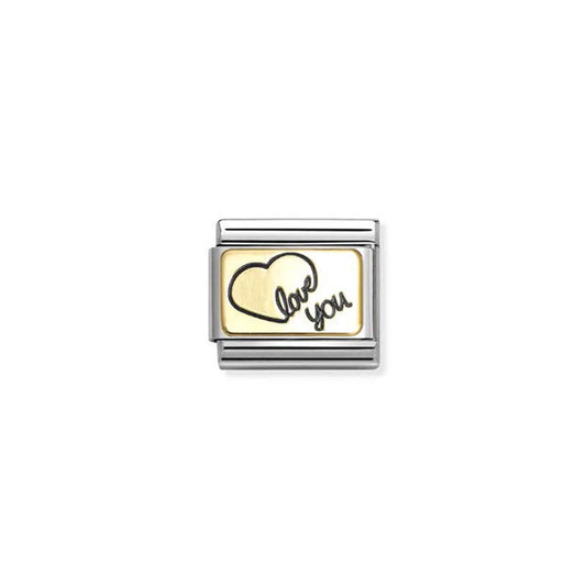 Composable Classic Link 030284/60 Love You Heart In Gold