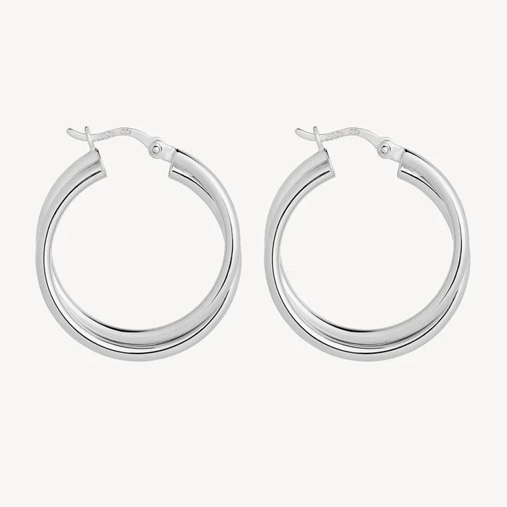Duet Hoop Earrings