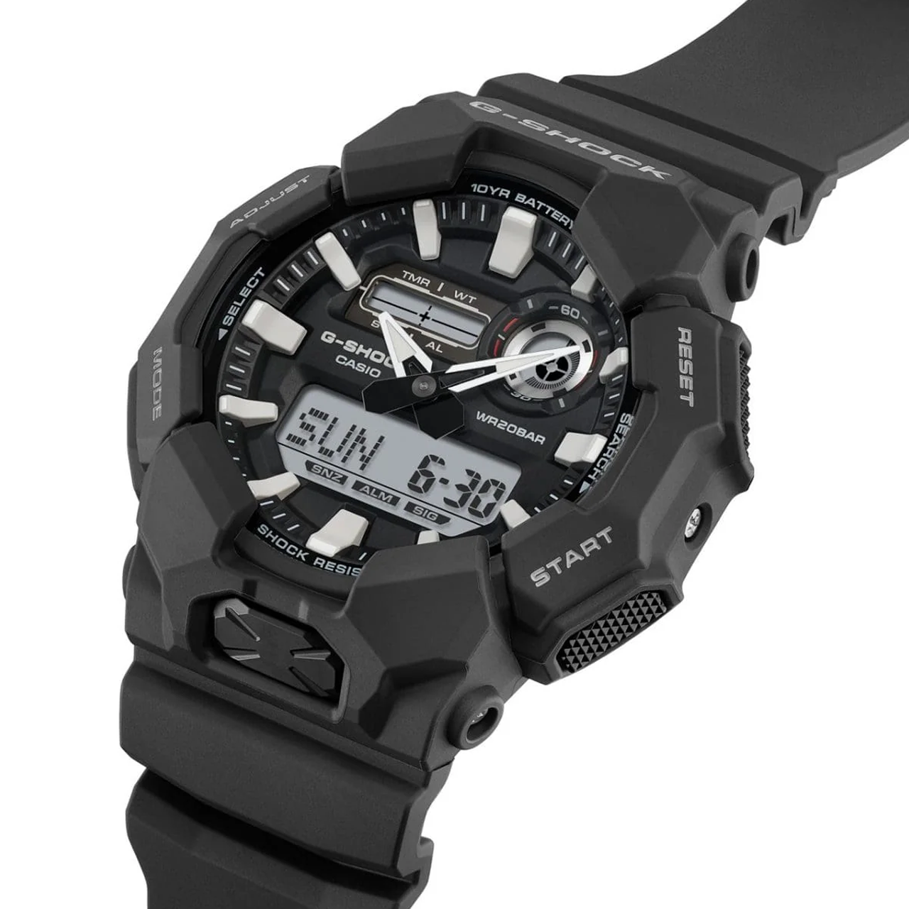 G-Shock GD-100 Series Rugged Duo Black Watch - GA010-1A