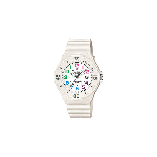 Casio Childs White Watch - LRW200H-7BV