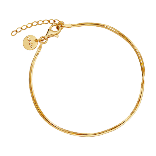 Mirage Double Chain Bracelet - Gold Plated