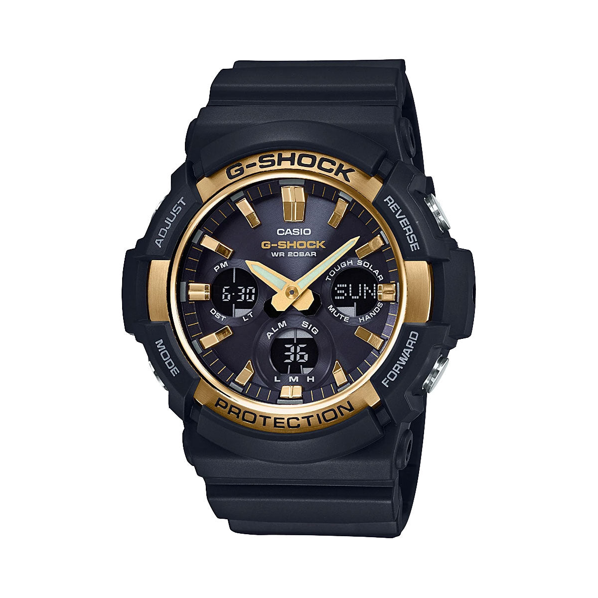 G-Shock Black / Gold - Tough Solar - GAS100G-1A