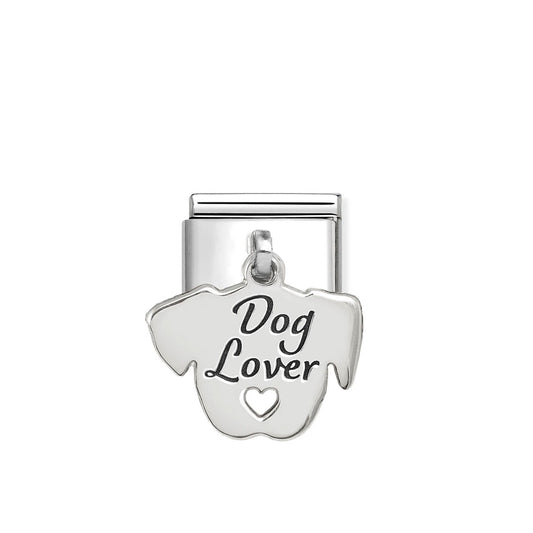 Composable Classic Link 331811/13 Dog Lover Pendant Charm In Silver