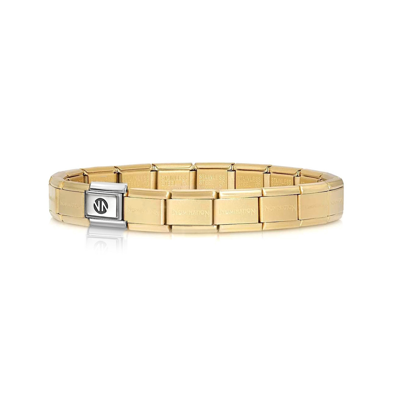 Composable Classic Bracelet Base 030001/SI/065 Matt Gold Plated Stainless Steel