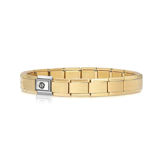 Composable Classic Bracelet Base 030001/SI/065 Matt Gold Plated Stainless Steel