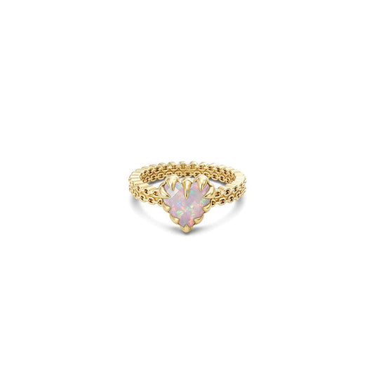 Mini Love Claw Ring – 18K Gold Vermeil - Size Q
