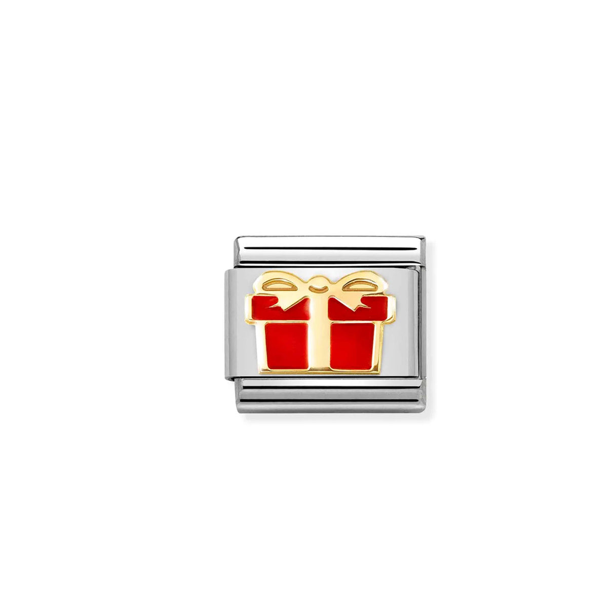 Composable Classic Link 030272/70 Red Gift In 18K Gold & Enamel