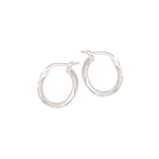 Sterling Silver 10mm Hoop Earrings