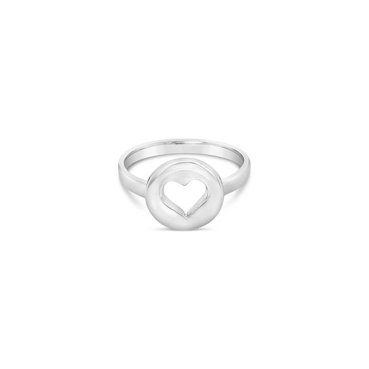 Sterling Silver Circle of Love Ring
