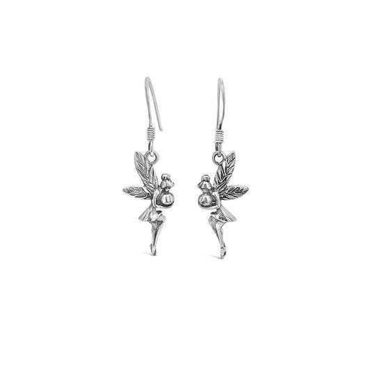 Sterling Silver Fairy Drop Earrings