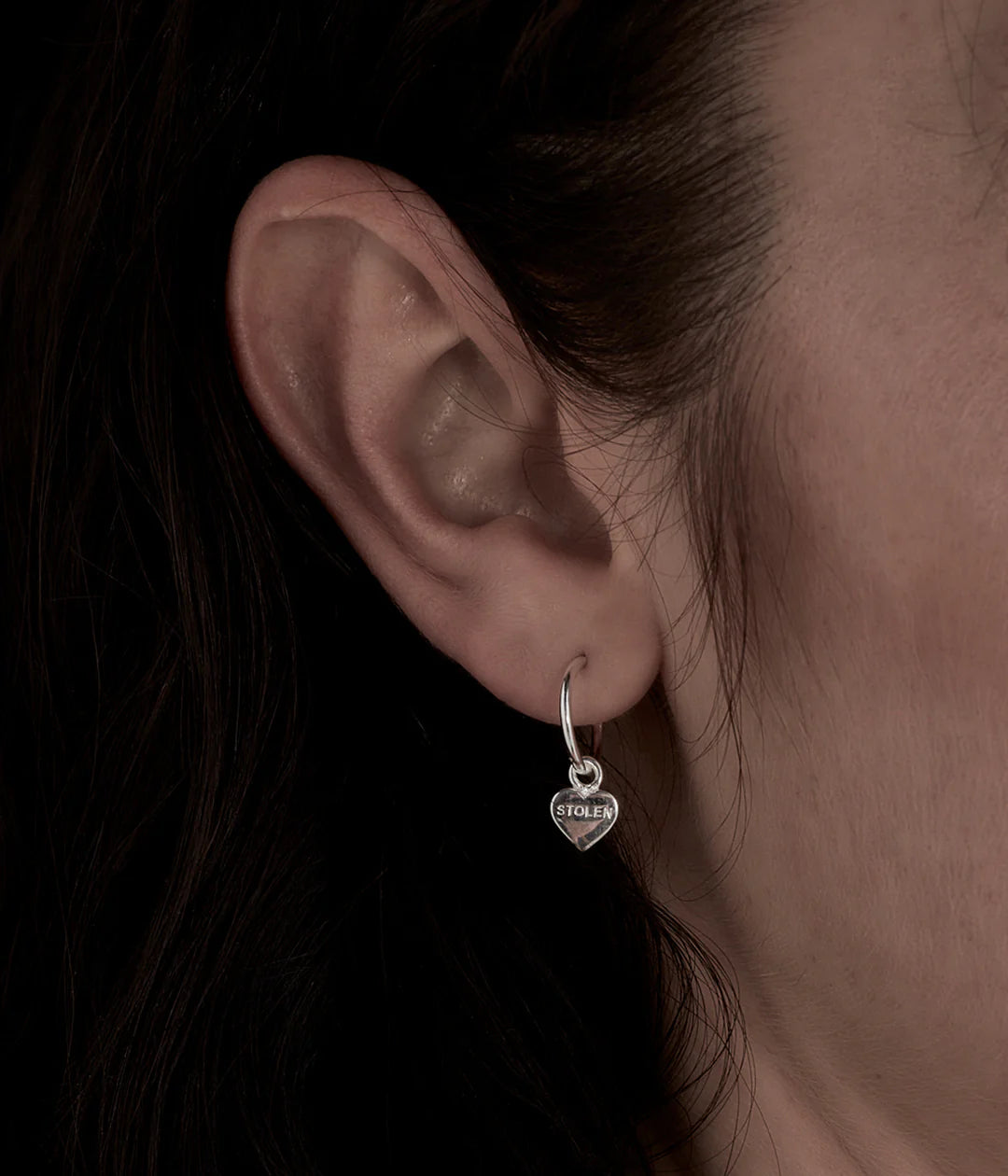 Stolen Heart Anchor Sleeper Earrings
