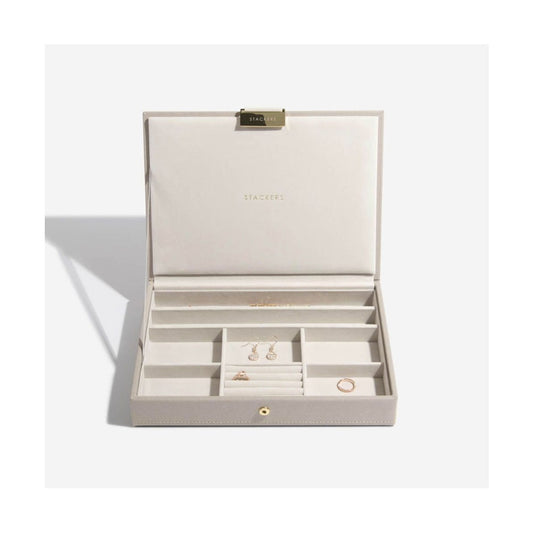 Taupe Classic Jewellery Box Lid