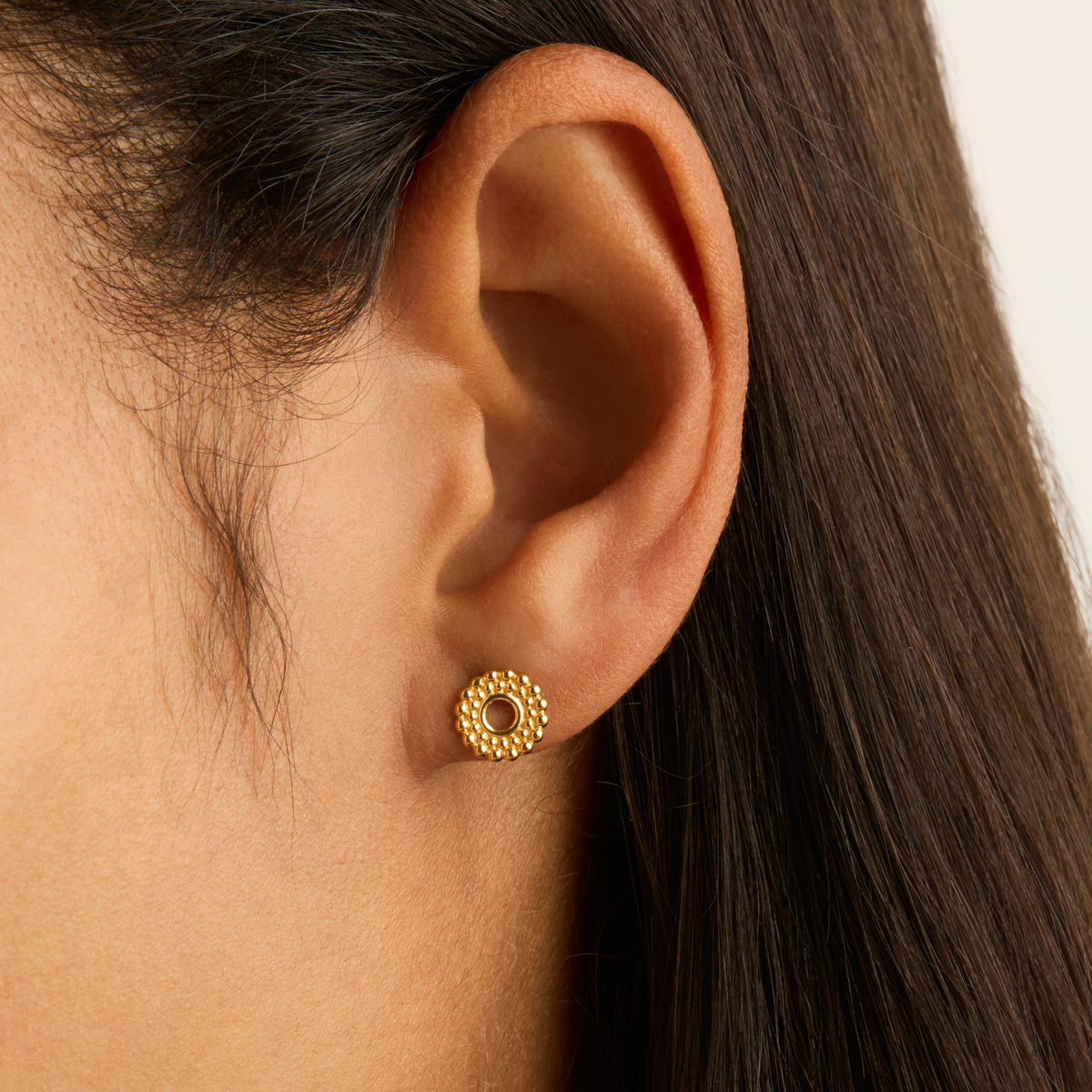 Nectar Stud Earrings - Gold Plated