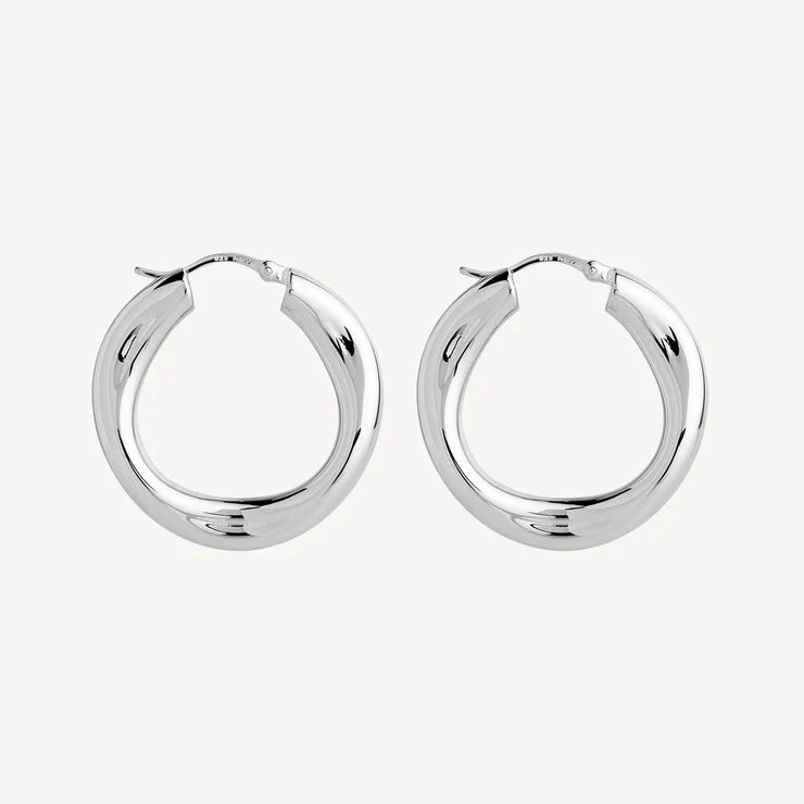 Dune Hoop Earrings Medium
