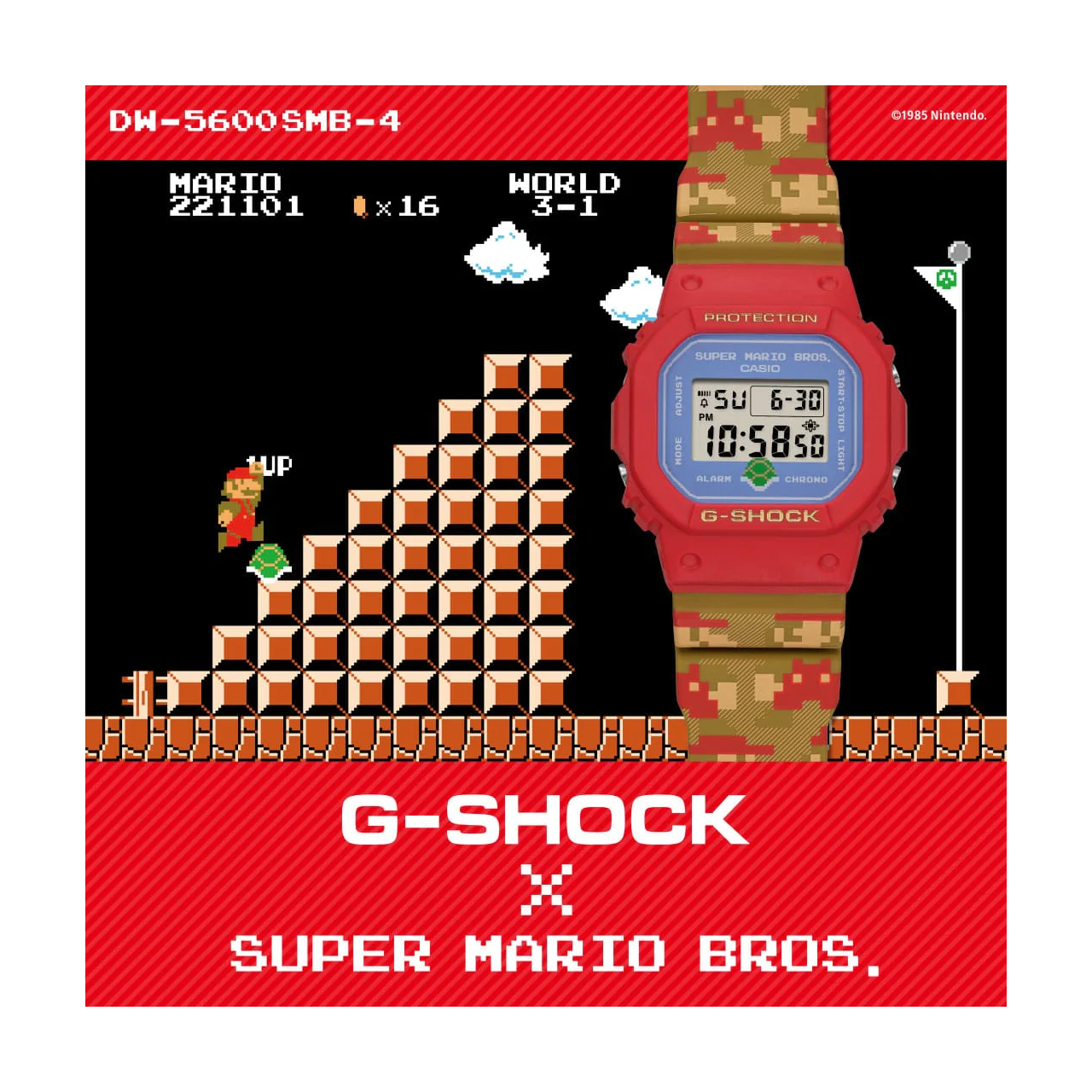 Limited Edition Super Mario Bros Limited Edition Watch - DW5600SMB-4D
